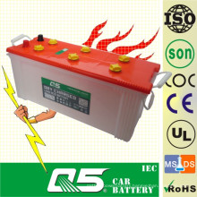 JIS-N120 12V120AH, Lead-Acid Dry Charged Auto Battery, PVC Plastic